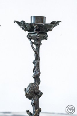 Bronze Candleholders by Victor Paillard, Set of 2-LA-837335