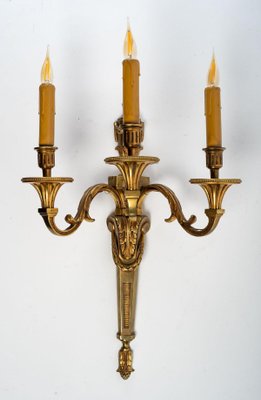 Bronze Candleholders, Set of 4-WFS-847320