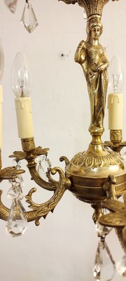 Bronze Ceiling Lamp, France, 1940s-RGF-1196519