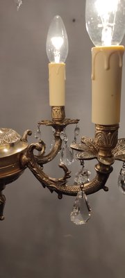 Bronze Ceiling Lamp, France, 1940s-RGF-1196519