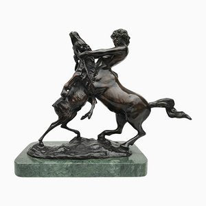 Bronze Centaur Fighting with Moose, 20th-Century-WIM-1100683