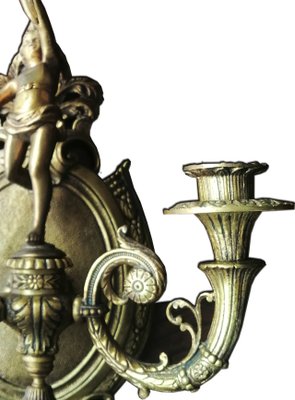 Bronze Cherub Sconces, 1930s, Set of 2-ODB-883004