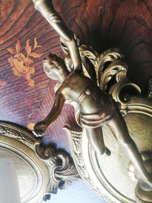 Bronze Cherub Sconces, 1930s, Set of 2-ODB-883004