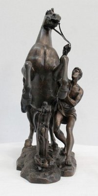 Bronze Cheval de Marly after G. Coustou, 19th Century-RVK-1029333