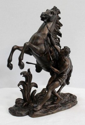 Bronze Cheval de Marly after G. Coustou, 19th Century-RVK-1029333