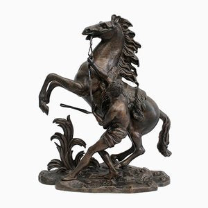 Bronze Cheval de Marly after G. Coustou, 19th Century-RVK-1029333