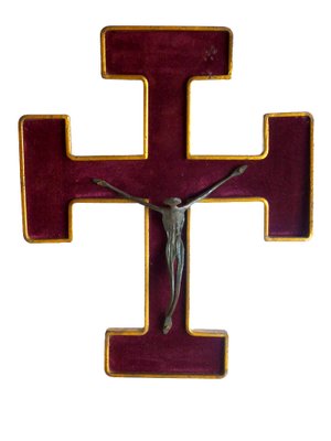 Bronze Christ Crucifix, 1950s-GKB-837215