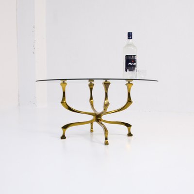 Bronze Coffee Table by Willy Daro, 1970s-VT-639810