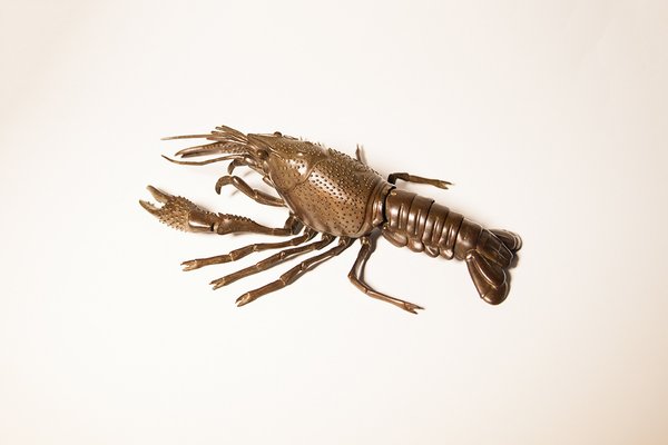 Bronze Crayfish Figurine, 1900s-MMH-1720157