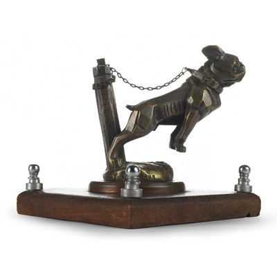 Bronze Dog Mascot Sculpture-NQ-624795