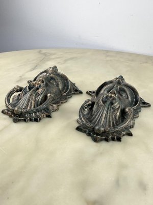 Bronze Door Knockers, Italy, 1980s, Set of 2-YST-1755751