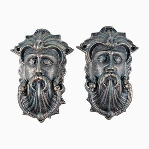 Bronze Door Knockers, Italy, 1980s, Set of 2-YST-1755751