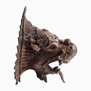 Bronze Dragon Wall Incense Burner, 1930s-OWS-1729815