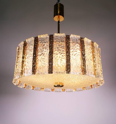 Bronze Drum Chandelier in Murano Glass from Kalmar-DEK-932709