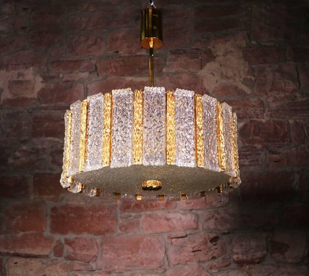 Bronze Drum Chandelier in Murano Glass from Kalmar-DEK-932709