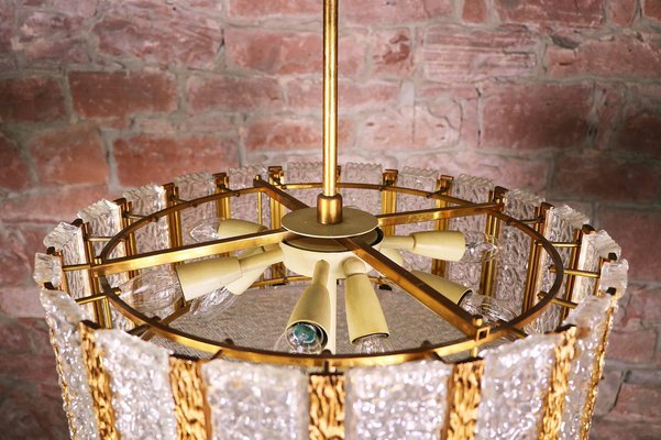 Bronze Drum Chandelier in Murano Glass from Kalmar-DEK-932709