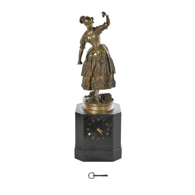 Bronze Fanny Elssler Sculpture by Jean-Auguste Barre-NQ-1306778