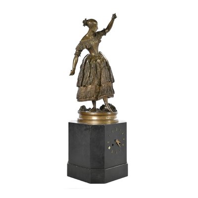 Bronze Fanny Elssler Sculpture by Jean-Auguste Barre-NQ-1306778