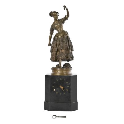 Bronze Fanny Elssler Sculpture by Jean-Auguste Barre-NQ-1306778