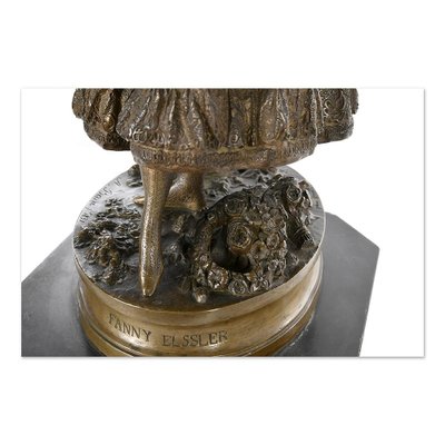 Bronze Fanny Elssler Sculpture by Jean-Auguste Barre-NQ-1306778