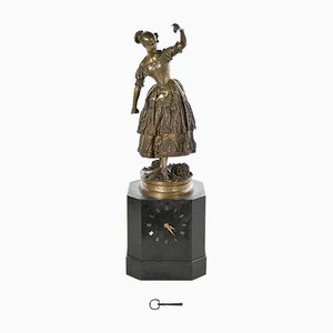 Bronze Fanny Elssler Sculpture by Jean-Auguste Barre-NQ-1306778