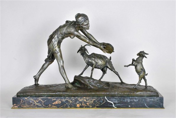 Bronze Female Goat by Drouot-SYQ-799124