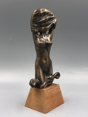 Bronze Female Nude Figure by Sandor Naval for Reinecke, 1960s-XOP-2028069