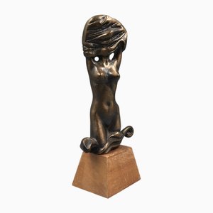 Bronze Female Nude Figure by Sandor Naval for Reinecke, 1960s-XOP-2028069