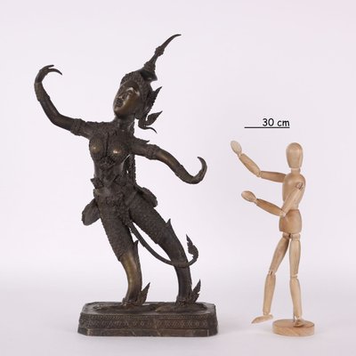 Bronze Figure of a Celestial Nymph Apsara-VMM-2033352