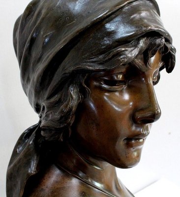 Bronze, Fille de Bohème, E. Villanis-RVK-912082