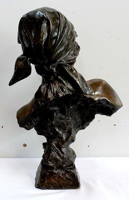 Bronze, Fille de Bohème, E. Villanis-RVK-912082