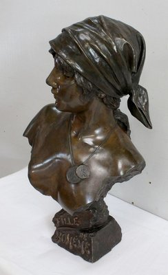 Bronze, Fille de Bohème, E. Villanis-RVK-912082