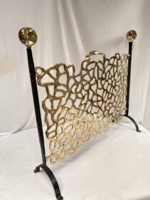 Bronze Fireplace Screen by David Marshall, 1970-VRR-2036701