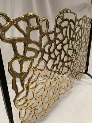 Bronze Fireplace Screen by David Marshall, 1970-VRR-2036701