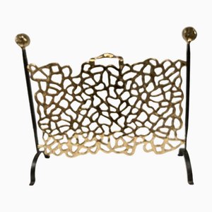 Bronze Fireplace Screen by David Marshall, 1970-VRR-2036701