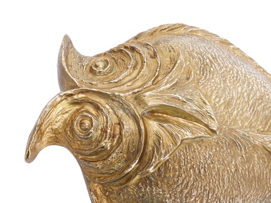 Bronze Fish Wall Sculpture by Chrystiane Charles for Maison Charles, 1970-DQG-1808062