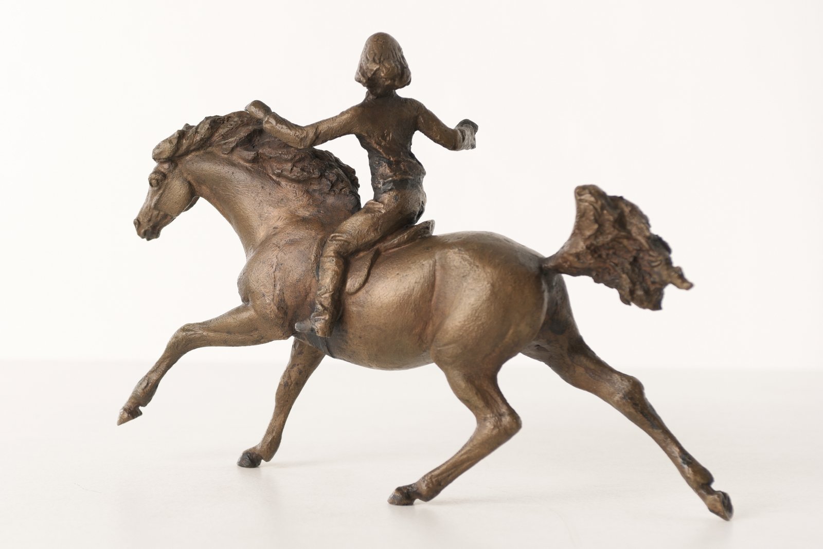 Bronze Galloping Pony Sculpture by Jochen Ihle, 1970s