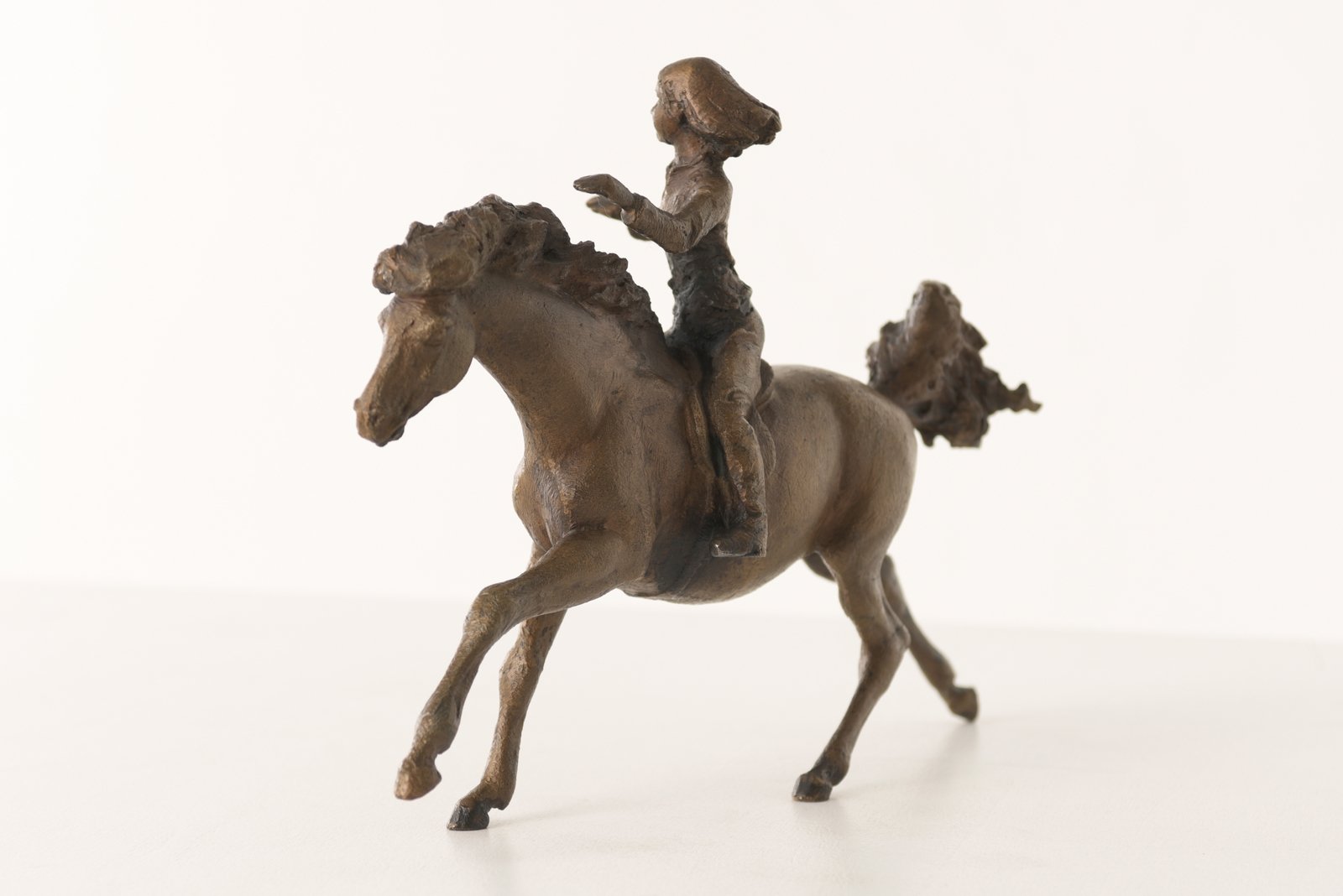 Bronze Galloping Pony Sculpture by Jochen Ihle, 1970s