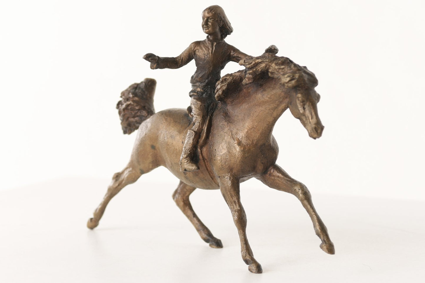 Bronze Galloping Pony Sculpture by Jochen Ihle, 1970s