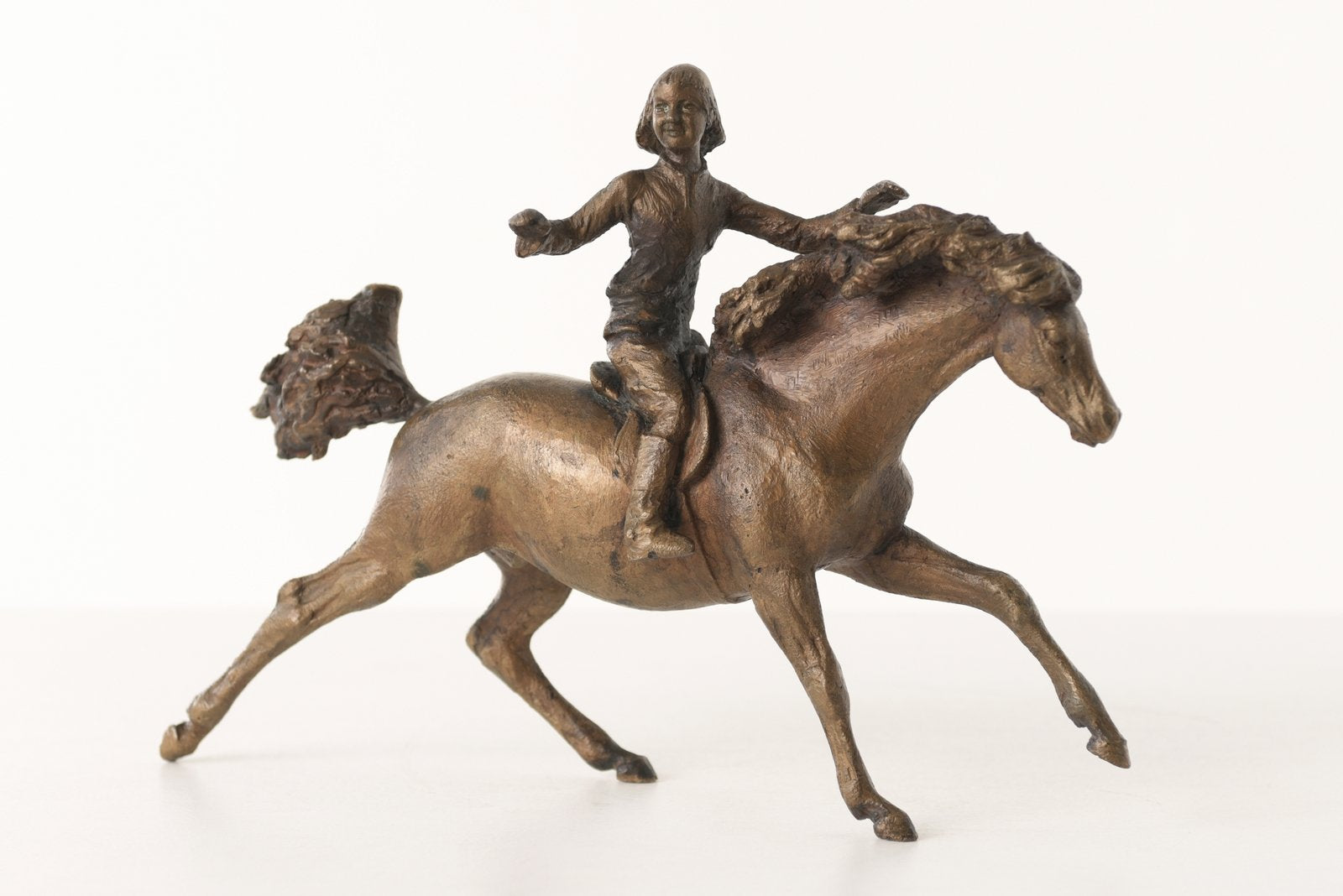 Bronze Galloping Pony Sculpture by Jochen Ihle, 1970s