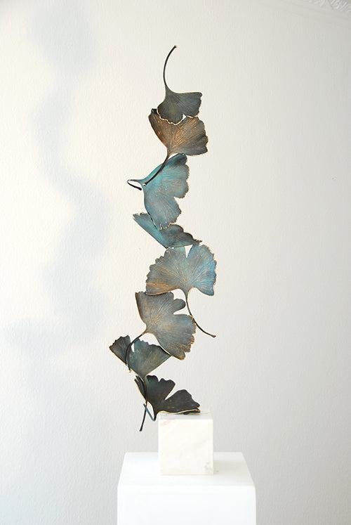 Bronze Gingko 8 Leaves by Kuno Vollet