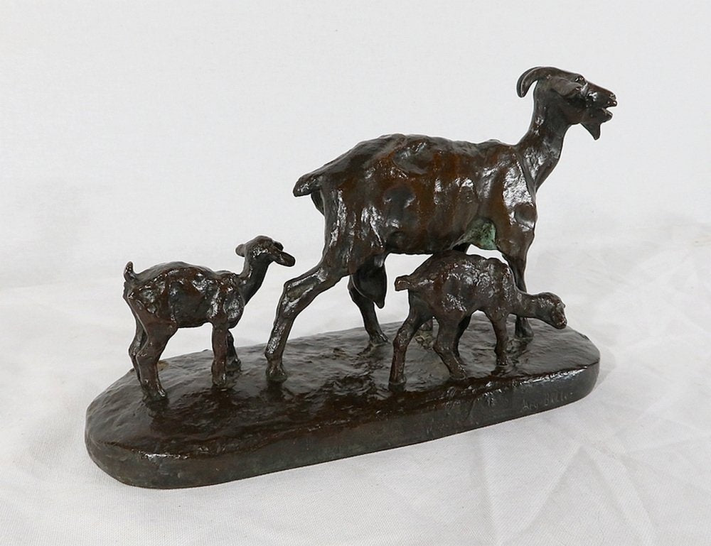 Bronze Goat from Ary Jean Léon Bitter