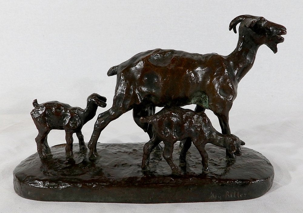 Bronze Goat from Ary Jean Léon Bitter