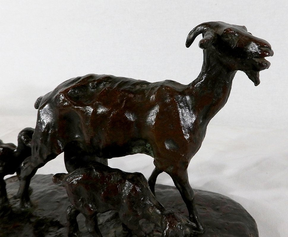 Bronze Goat from Ary Jean Léon Bitter