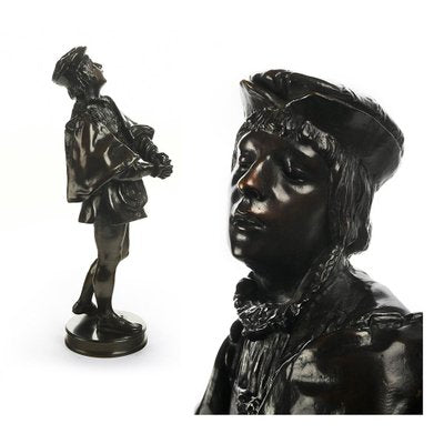 Bronze Gringoire Sculpture by Paul Filhastre-NQ-799612