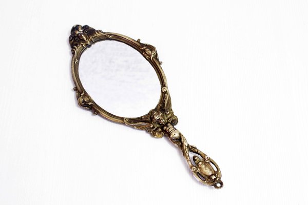 Bronze Hand Mirror, 1930s-BQF-2016120