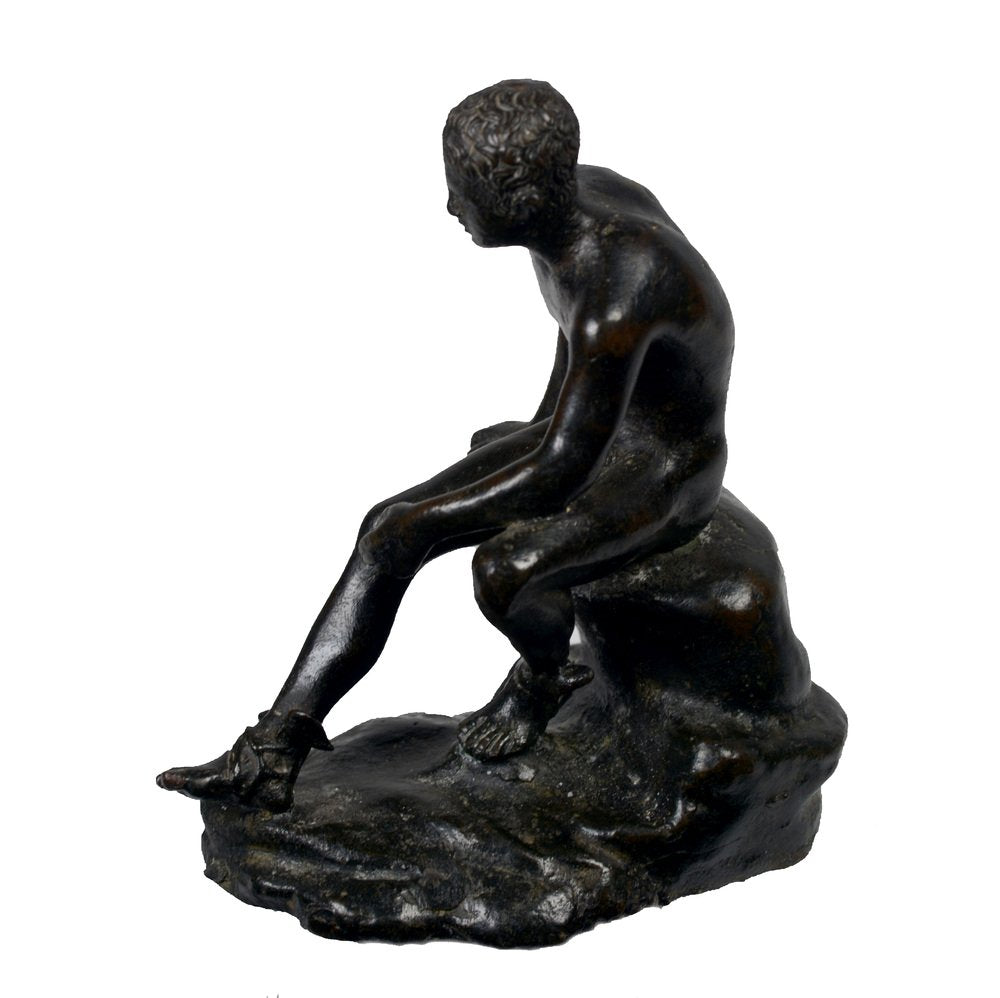 Bronze Hermes a Riposo Sculpture from Chiurazzi, Early 1900s