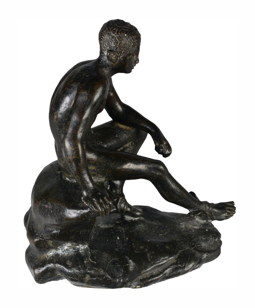 Bronze Hermes a Riposo Sculpture from Chiurazzi, Early 1900s