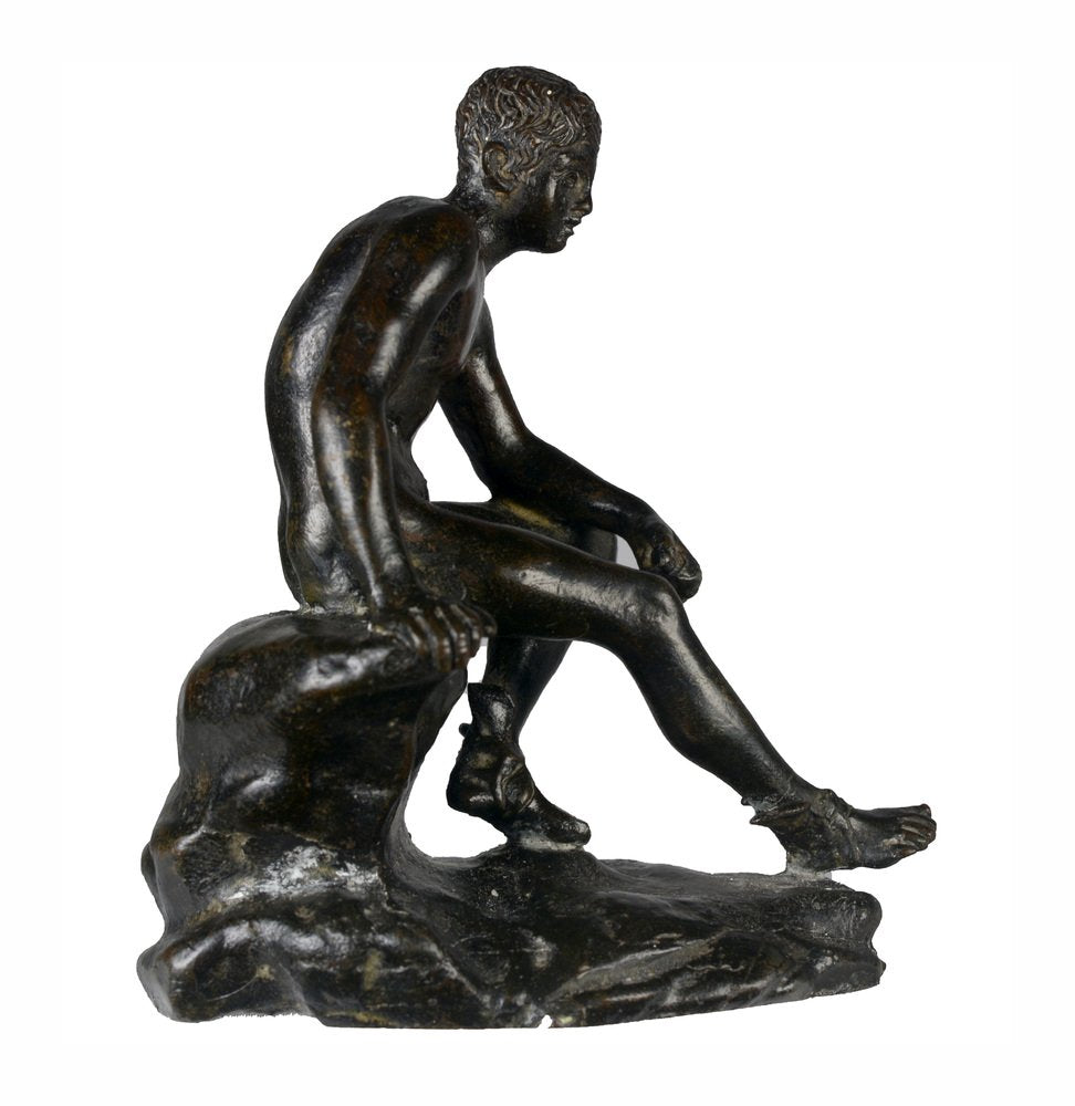 Bronze Hermes a Riposo Sculpture from Chiurazzi, Early 1900s