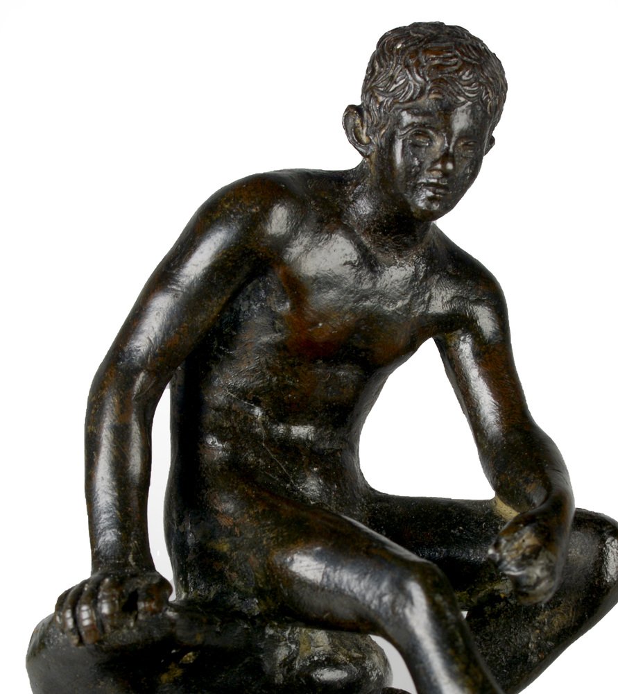 Bronze Hermes a Riposo Sculpture from Chiurazzi, Early 1900s